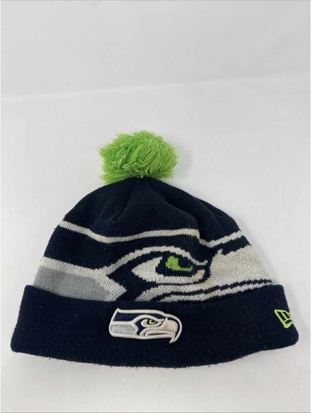 Purple New Era Seattle Seahawks Beanie Hat